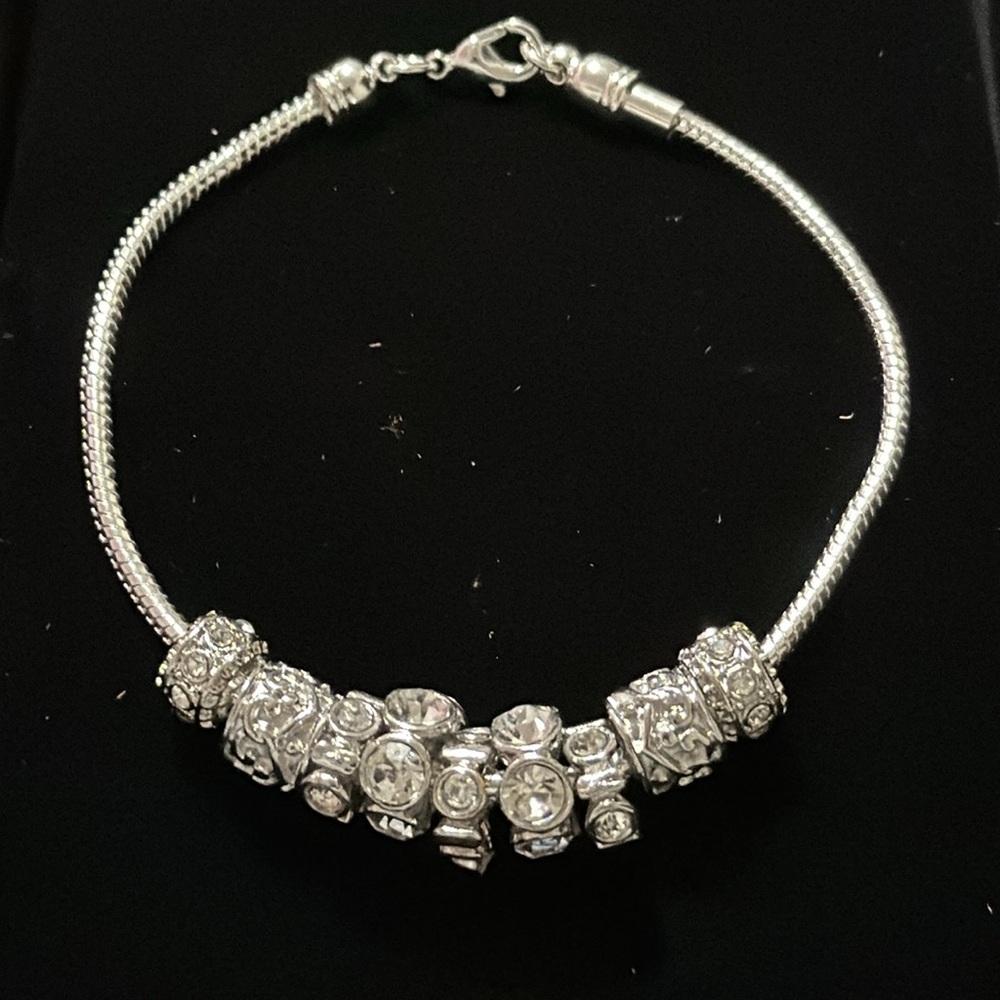 NWOT-Fashion Charm Bracelet / Silver
